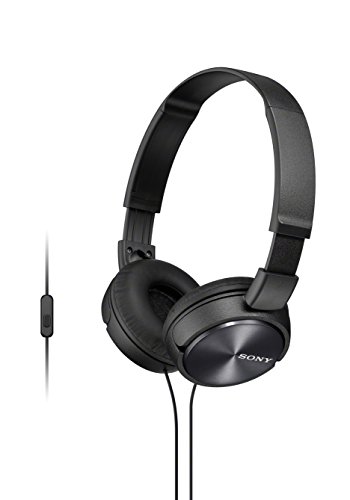 Sony ZX310AP On-Ear Headphones Compatible with Smartphones