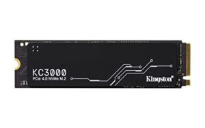 Kingston KC3000 PCIe 4.0 NVMe M.2 SSD - High-performance storage for desktop and laptop PCs -SKC3000S/512G