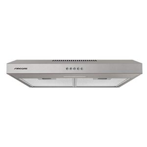 FIREGAS 60cm Visor Cooker Hood Undercabinet Hoods Stainless Steel Wall Mounted Kitchen Extractor Fan
