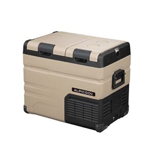 Alpicool TA45 45L Car Fridge Freezer Portable Compressor Car Refrigerator 12/24V Electric Cooler for Camping
