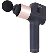Massage Gun, Deep Tissue Massager Muscle Massage Gun with 30 Speeds 6 Heads, Powerful Percussion ...