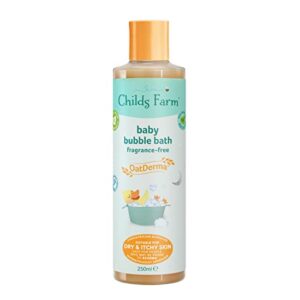 Childs Farm | OatDerma Baby Bubble Bath 250ml | Fragrance-Free | Soothing Goodness of Oats | Suitable for Newborns with Dry