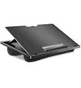 HUANUO Laptop Tray - Portable Lap Desk with Pillow Cushion, Fits up to 15.6 inch Laptop, with Ant...