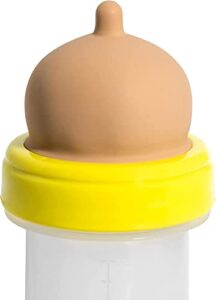 The Teatle Slow Flow Baby Bottle with Soft Silicone Orthodontic Teat - PVC