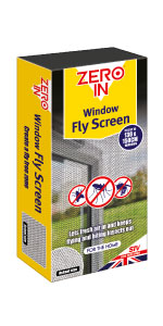 zero in, window fly screen, flies, barrier, mesh, biting, insects, washable, reusable, universal