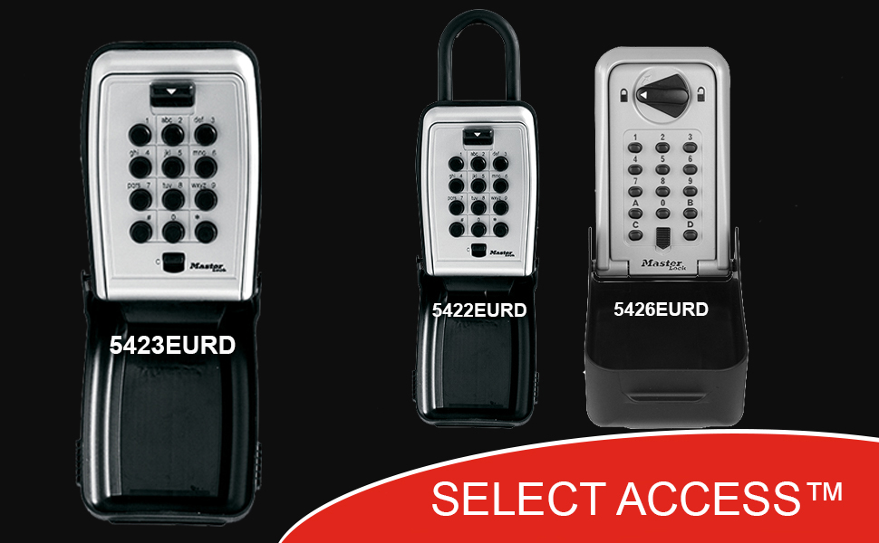 master lock, masterlock, select acces, key safe