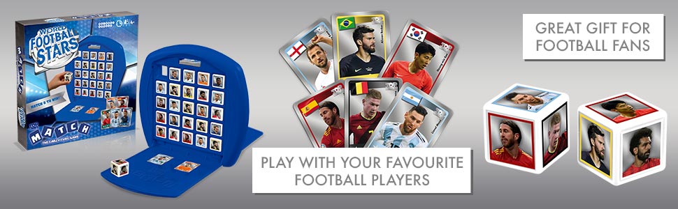 world football stars top trumps match toy game fun memory kids travel game video boy girl party