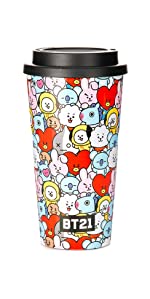 BT21 travel mug