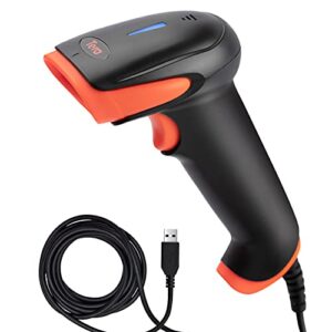 Tera Barcode Scanner CCD USB Wired 1D Handheld Bar Code Reader