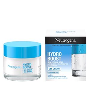 Neutrogena Hydro Boost Gel Cream Moisturiser with Hyaluronic Acid & Trehalose for Dry Skin
