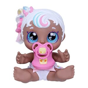 Kindi Kids Mini Mello Scented Kisses Little Sister Official Baby Doll with Big Glitter Eyes