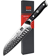 SHAN ZU Chef's Knife Nakiri Kitchen Knife Professional Knife Chef's Knife 16.5 cm All-Purpose Kni...