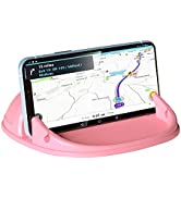 Cinati Car Phone Holder, Car Phone Mount Silicone Car Pad Mat for Various Dashboards, Slip Free D...