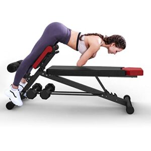 Finer Form Multi-Functional Gym Bench for Full All-in-One Body Workout – Versatile Fitness Equipment for Hyper Back Extension