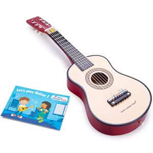 New Classic Toys NCT-0344 Wooden Guitar Toy for Toddlers 3 Boys and Girls Baby Gifts