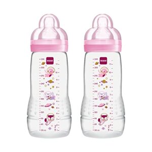 MAM Easy Active Baby Bottle with Fast Flow MAM Teats Size 3