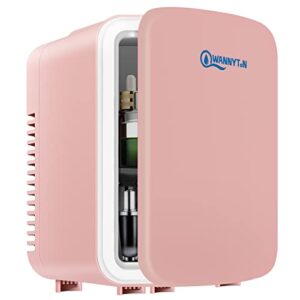 WANNYTON Mini Fridge 4 Litre / 6 Can Portable Fridge Cooler/Warmer