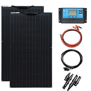 XINPUGUANG 200W Solar Panel Kit System 2pcs 100W 18v Flexible Monocrystalline solar module for Motorhome