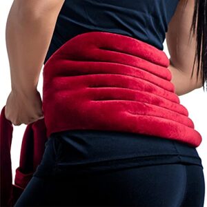 Medcosa Heated Lower Back Pack | Flexible Comfort Heating Pad | Long Lasting Heated Pain Relief | A Wrap That Turns Up The Hea