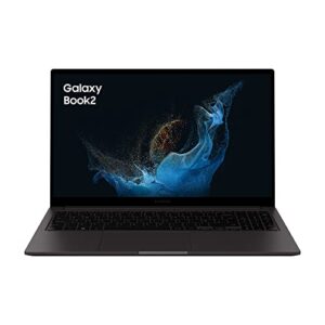 Samsung Galaxy Book2 12th Gen Intel Core i5 with Windows 11 Home 15.6 Inch Laptop 8GB RAM 512GB Storage Mystic Silver (UK Version)