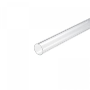 sourcing map Acrylic Pipe Clear Rigid Round Tube 31mm ID 35mm OD 10" for Lamps and Lanterns