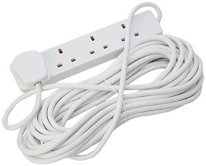 PRO ELEC PELB1906 4 Gang Extension Lead White