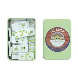 Paladone The Child Baby Yoda Dominoes - Set of 28 The Mandalorian Dominoes - Officially Licensed Disney Star Wars