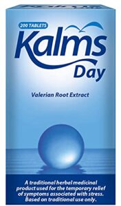 Kalms Day 200 Tablets - Traditional herbal medicinal product used for the temporary relief of symptoms associated with stress