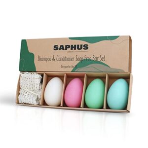 Sulphate Free Hair Shampoo and Conditioner Bar Gift Set 128g