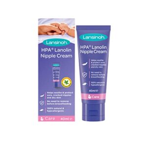 Lansinoh HPA Lanolin Nipple Cream for sore nipple & cracked skin