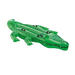 Giant Gator Childrens Large Inflatable Ride On Alligator With Four Grab Handles #58562