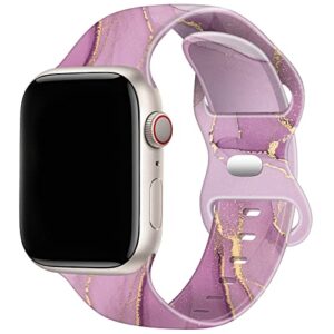 TopPerfekt Double Sided Printed Sport Straps Compatible with Apple Watch Straps 38/40/41/42/44/45/49mm Women Men kids