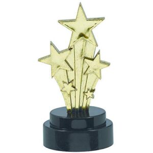 Amscan 397891 - Hollywood Star Award Trophies - 6 Pack