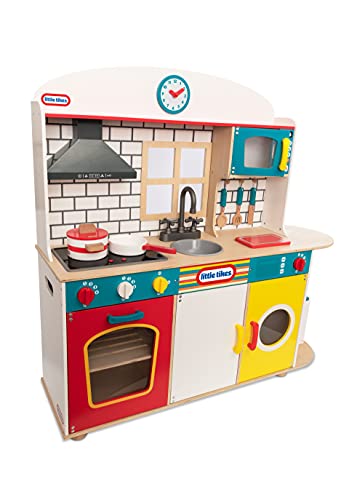 Little Tikes 123A Children's Deluxe Wooden Kitchen