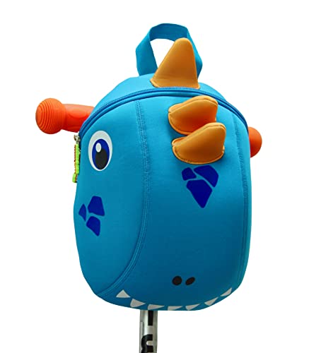 Scootaheadz Micro Scooter Bags for Kids | Scooter Bag Boys | Kids Scooter Bag Backpack Handlebar | Scooter Bag Boys | Scootabagz | Handlebar Micro Scooter Dino Accessories Pre School Rucksack