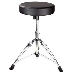 RockJam DP-001 Adjustable Drum Stool Drum Throne with Padded Seat