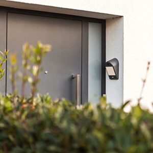 CGC Dark Grey Security CCTV Camera Wall LED Light Intelligent Smart Home Outdoor Garden Patio Porch Door App Control Motion Senso