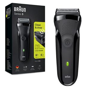 Braun Series 3 Electric Shaver For Men with 3 flexible blades