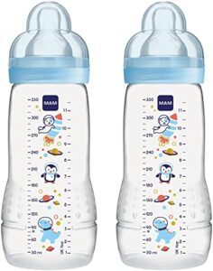 MAM Easy Active Baby Bottle with Fast Flow MAM Teats Size 3
