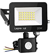 Lepro Security Lights Outdoor Motion Sensor, 10W Security Light, 850 Lumen, IP65 Waterproof, Ultr...