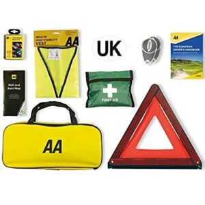 AA Euro Travel Kit AA6318 - for Driving in France/Europe - Includes Zipped Storage Bag and UK Identifier