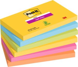 Post-it Super Sticky Notes Carnival Color Collection