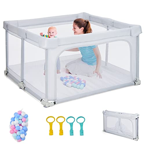 COSTWAY Baby Playpen for Babies and Toddlers