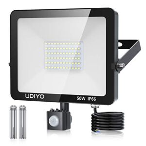 UDIYO Outdoor Security Lights with Motion Sensor
