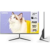 CHiQ 24 Inch FHD Computer Monitor,IPS Panel, 1080p,LED,75Hz,Ultra Slim, Metal Frameless, HDMI,VGA...