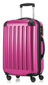 HAUPTSTADTKOFFER - Alex - Carry on luggage On-Board Suitcase Bag Hardside Spinner Trolley 4 Wheel Expandable