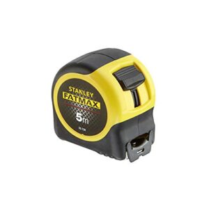 STANLEY FATMAX Tape Measure Blade Armor 5 M Metric Shock Resistant with Mylar Coating and Cushion Grip 0-33-72