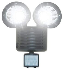 22 LED Solar Powered Security Light - Waterproof and comes with Built-in PIR Motion and Night Sensor - Lamp for Outdoor