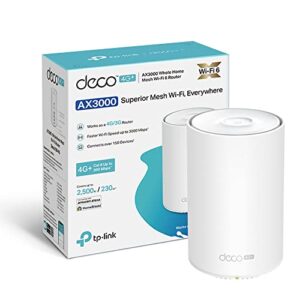 TP-Link Deco X50-4G AX3000 Whole Home Wi-Fi 6 Mesh Gateway