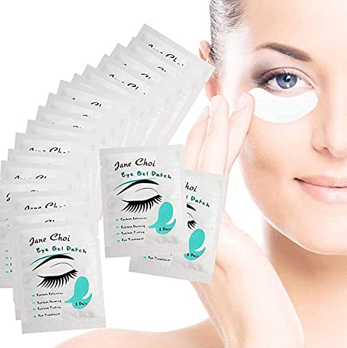 Under Eye Gel Pads - 100 Pairs Eyelash Extension Pads Lint Free for Pro Salon and Individual Eyelash Pads for Lash Extensions